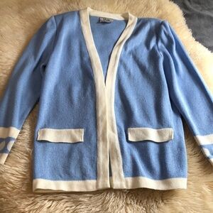 Powder blue cardigan size 4